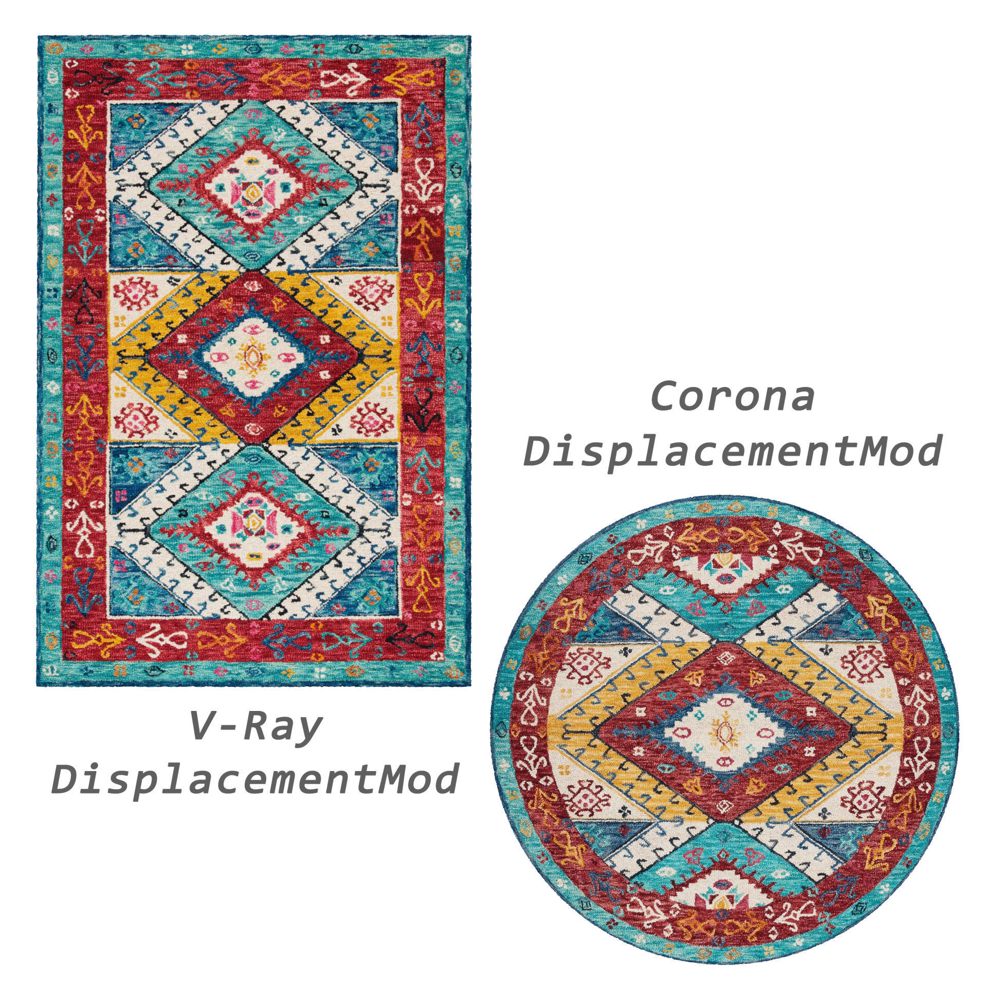 Rugs No 274 Low-poly 3D model_2