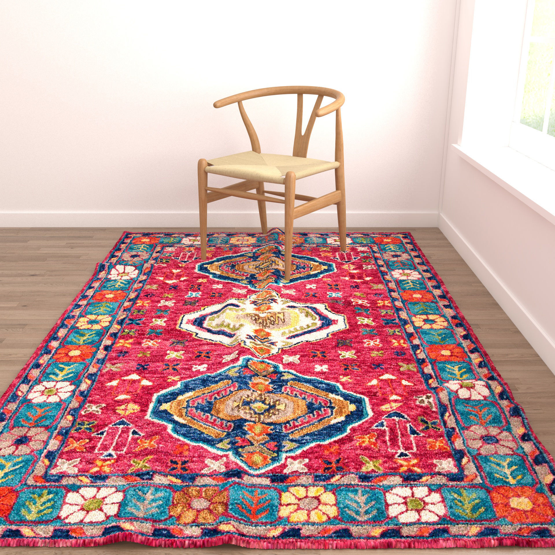 Rugs No 274 Low-poly 3D model_4