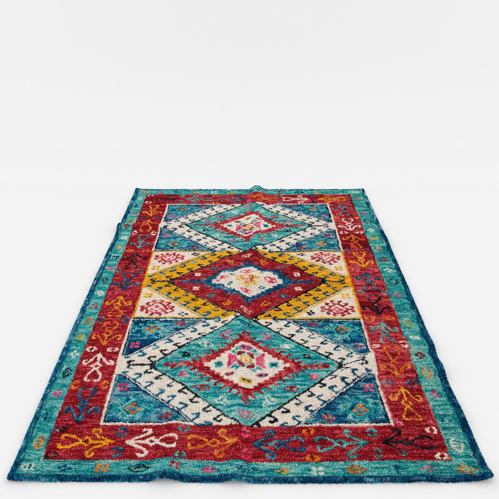Rugs No 274 Low-poly 3D model_10