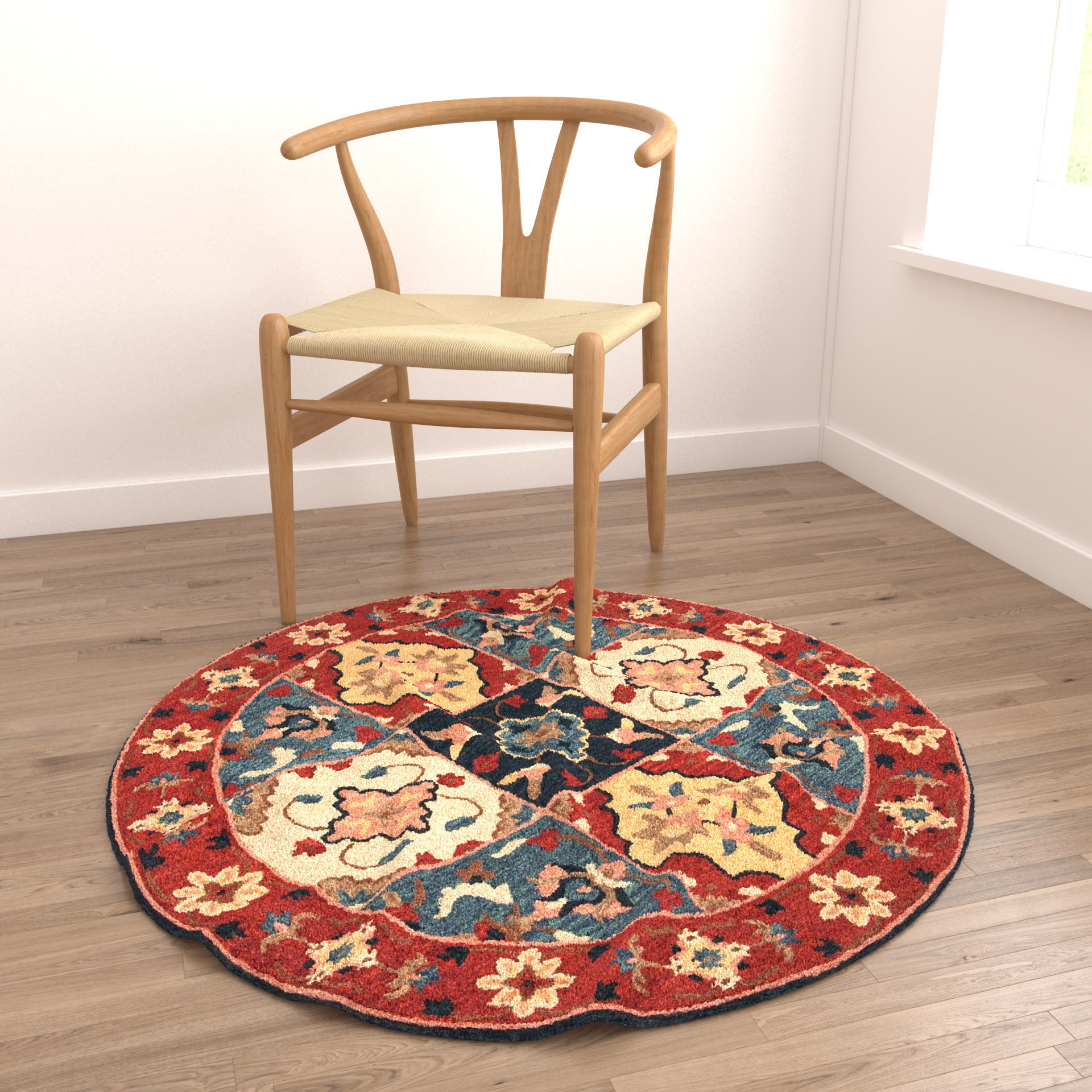 Rugs No 276 Low-poly 3D model_3