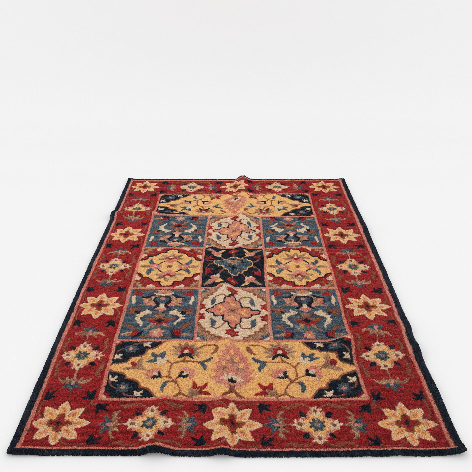 Rugs No 276 Low-poly 3D model_7