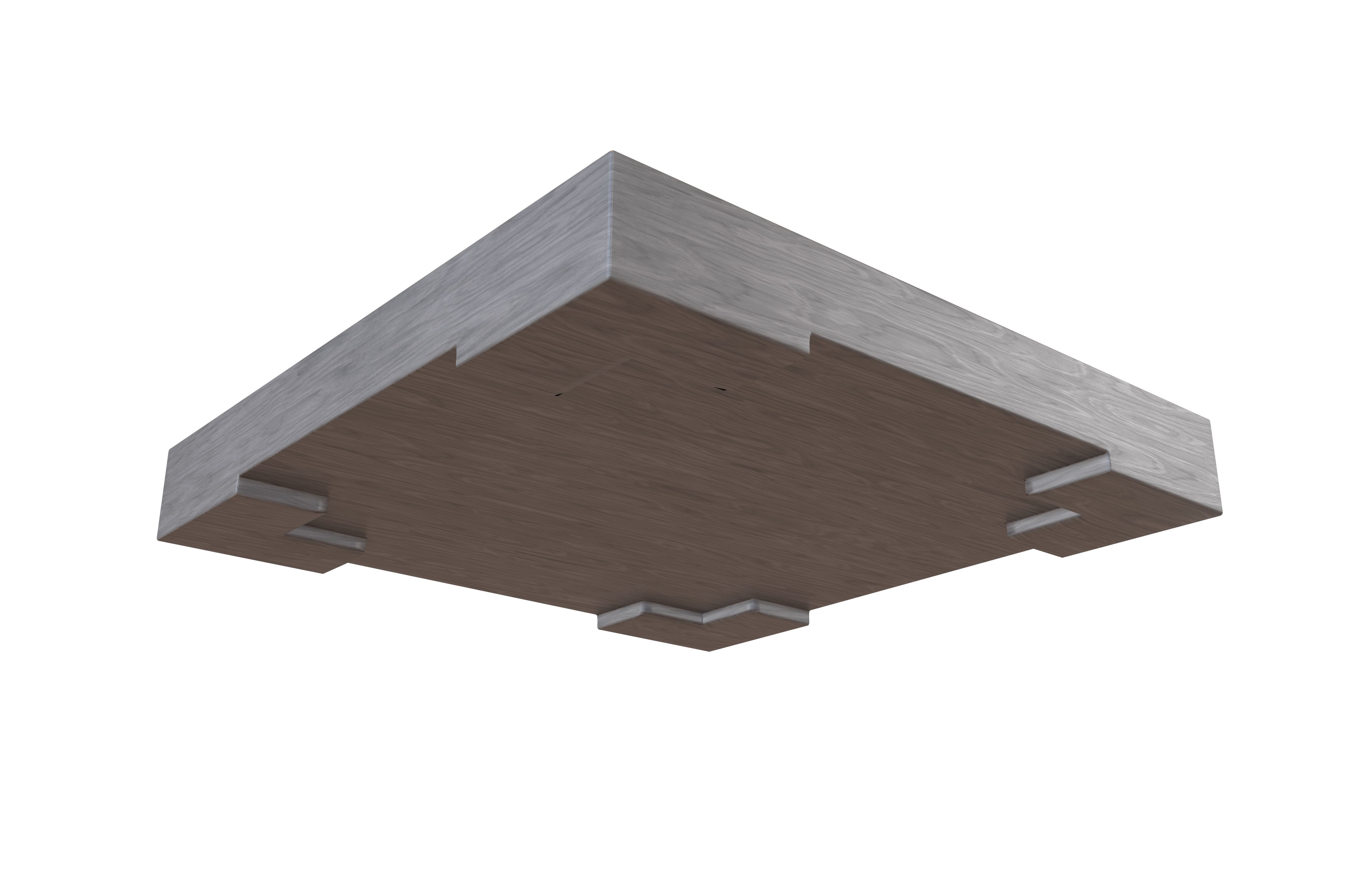 Go Game Board 13x13 v1 003 Low-poly 3D model_3