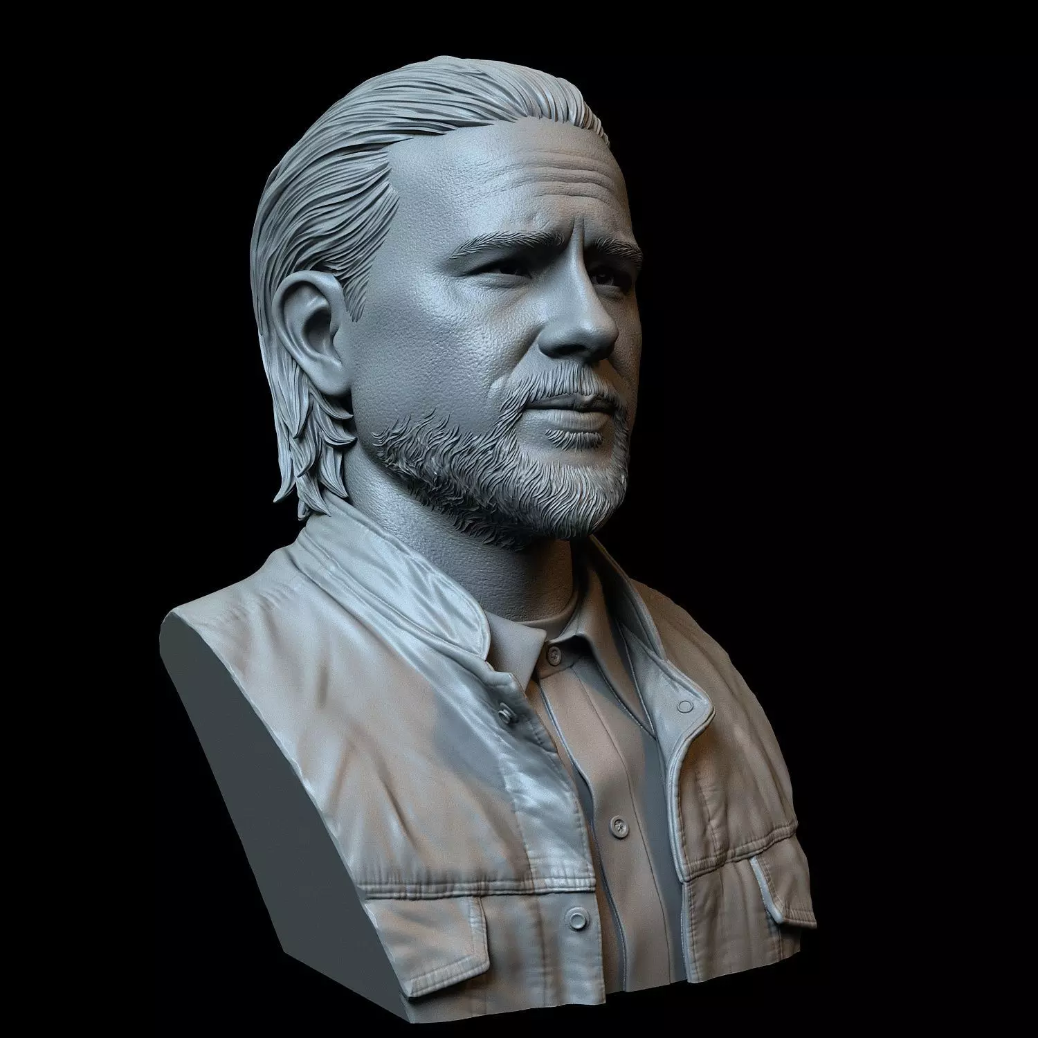 Charlie Hunnam as Jax Teller from Sons of Anarchy 3D print model_0
