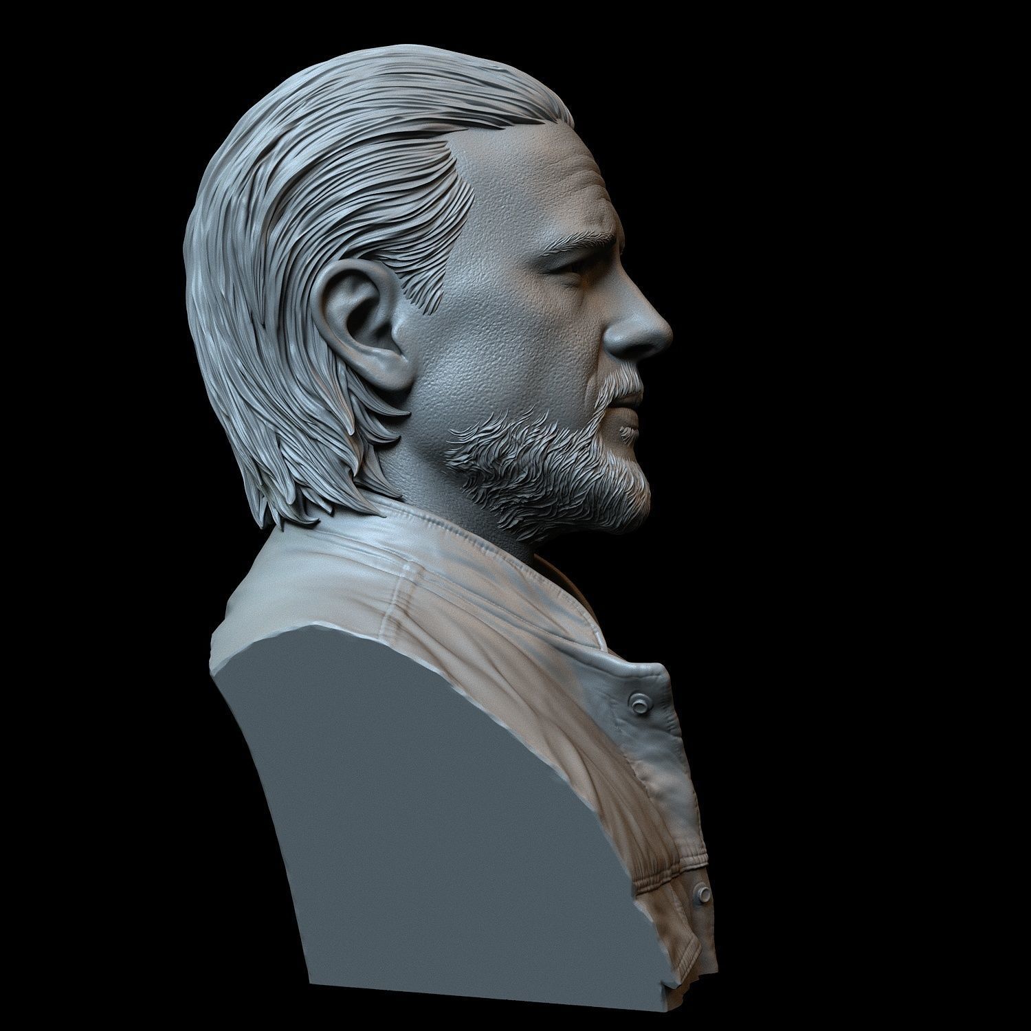 Charlie Hunnam as Jax Teller from Sons of Anarchy 3D print model_5