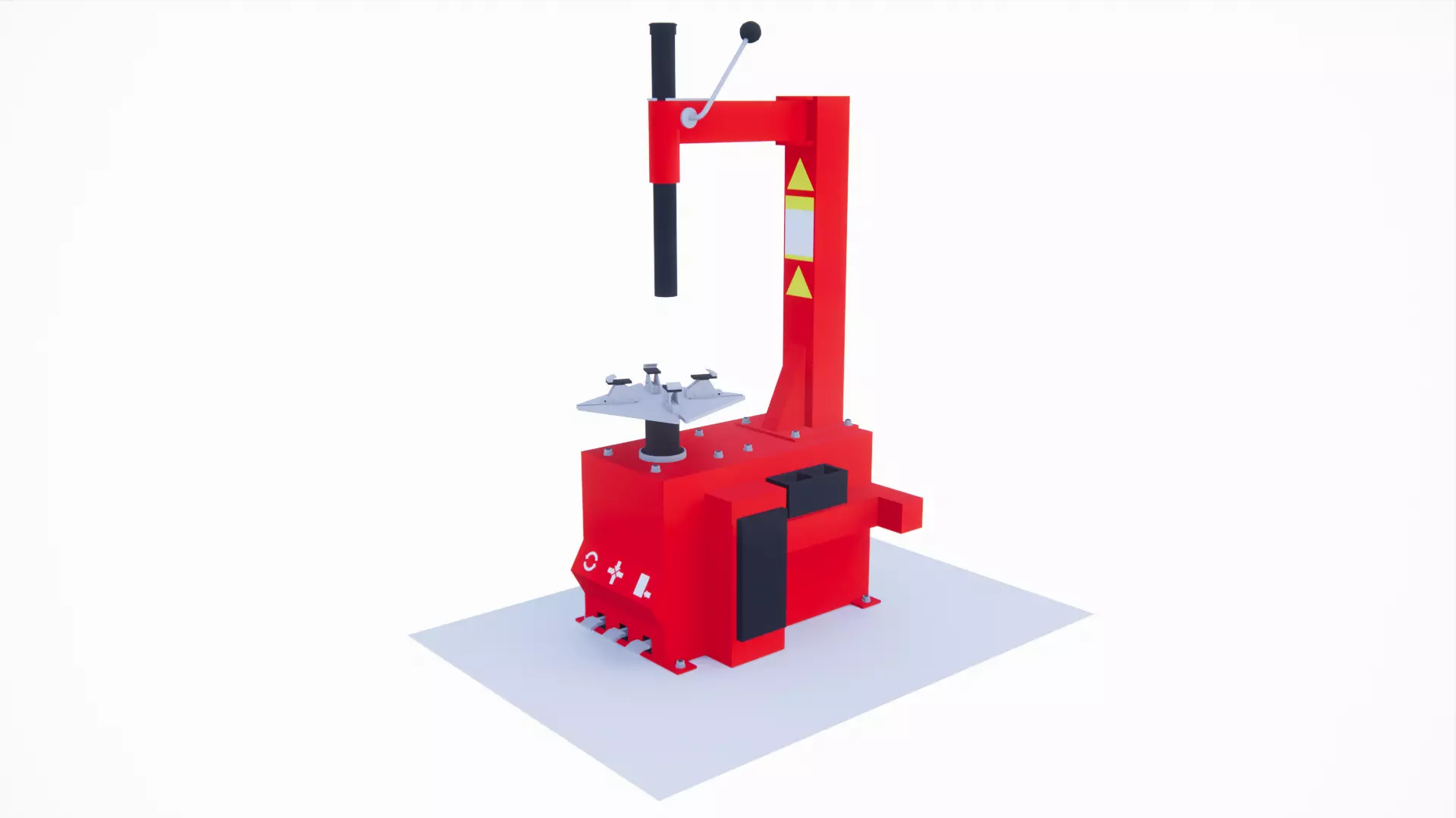 robot arm  3D print model_0