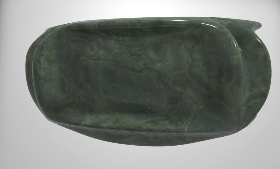 Ashtray marble bowl 3D print model_6