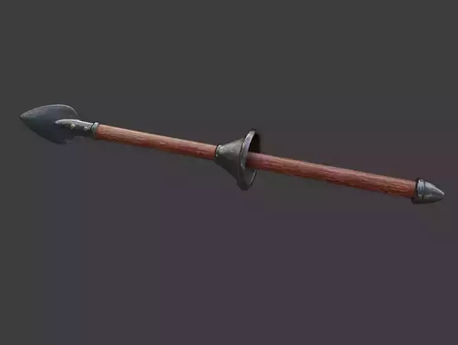 Spear of Fate Free low-poly 3D model