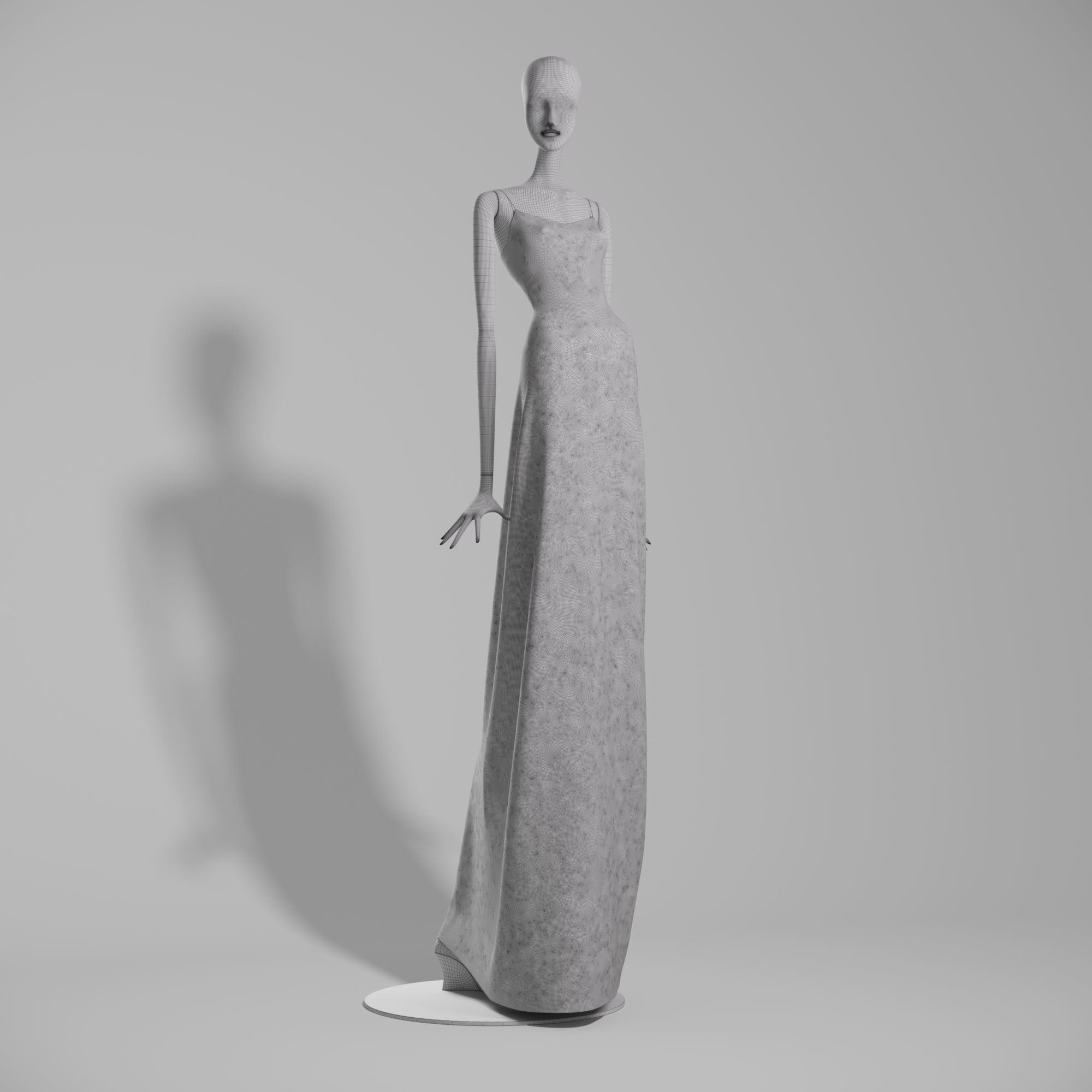 Alice plus Olivia look 21 long 3D model_1