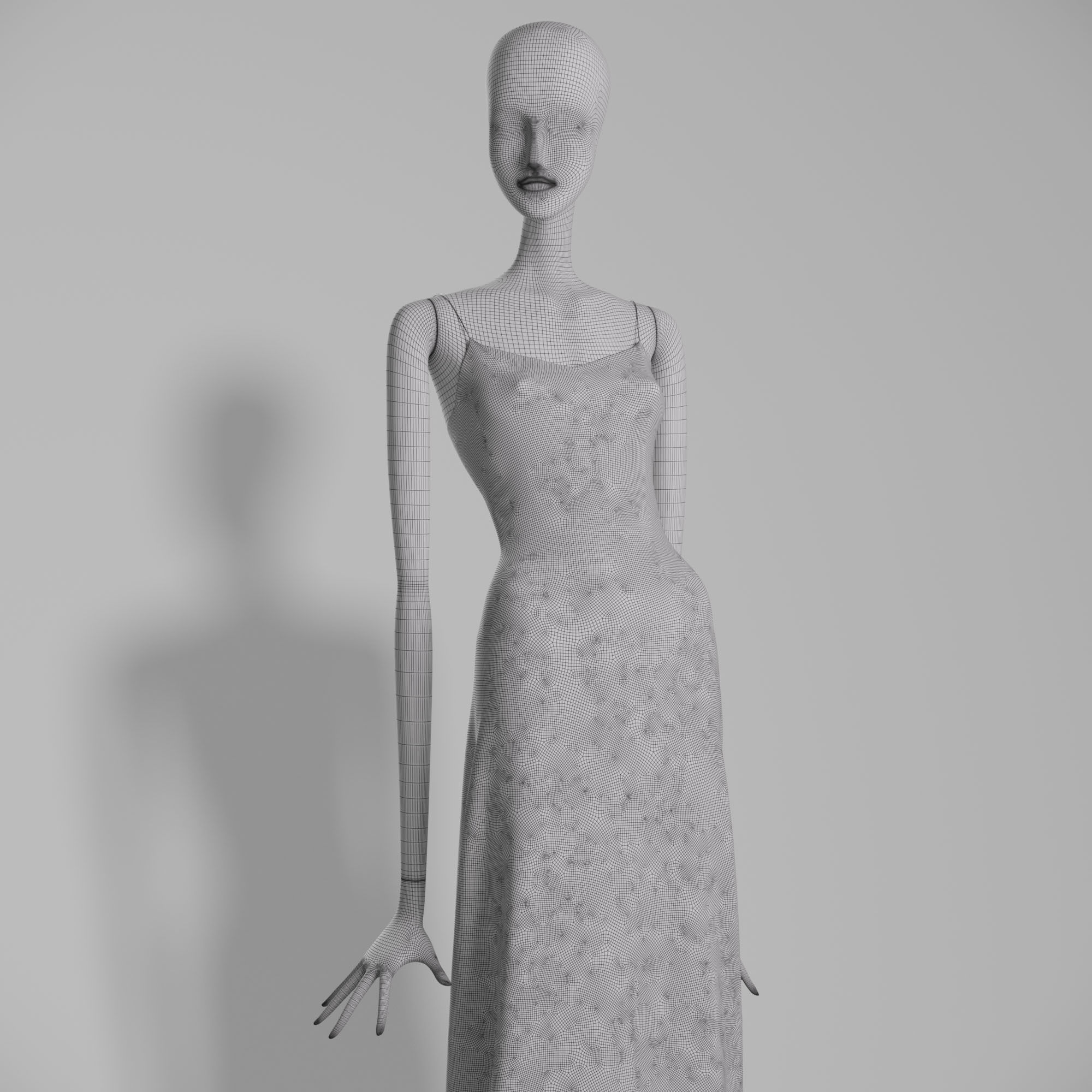 Alice plus Olivia look 21 long 3D model_3