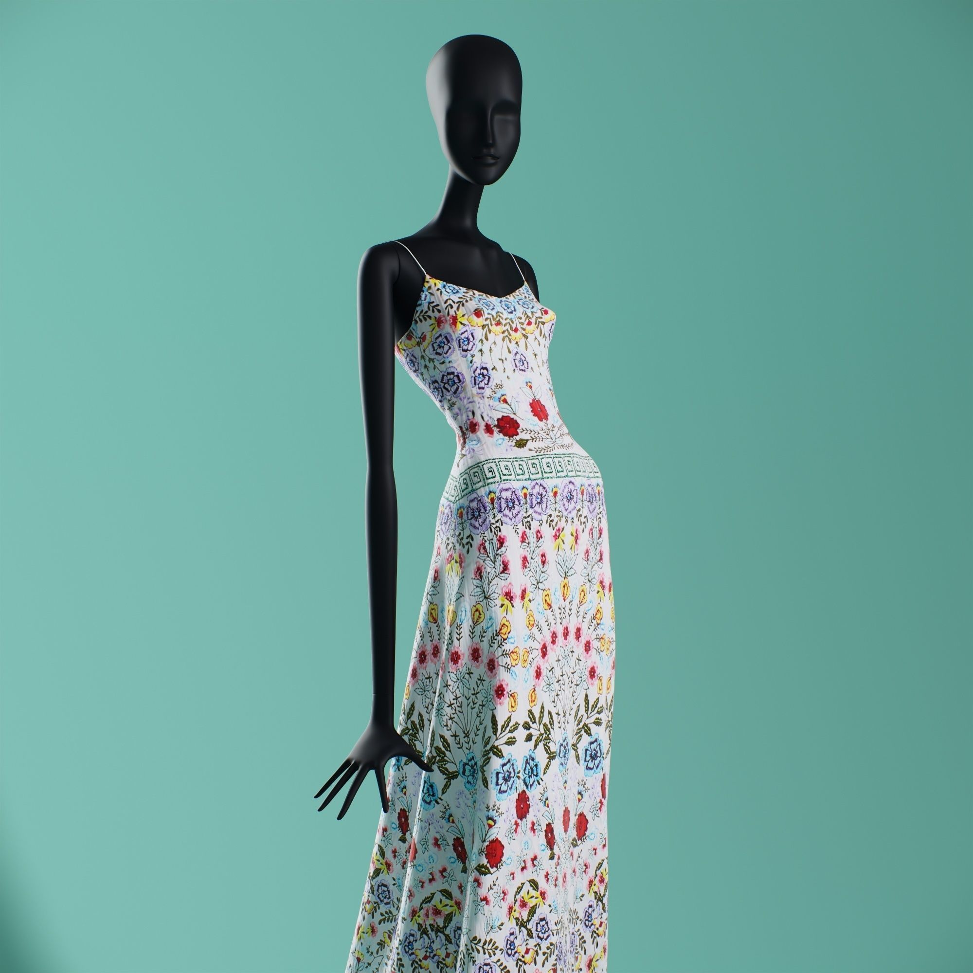 Alice plus Olivia look 21 long 3D model_6