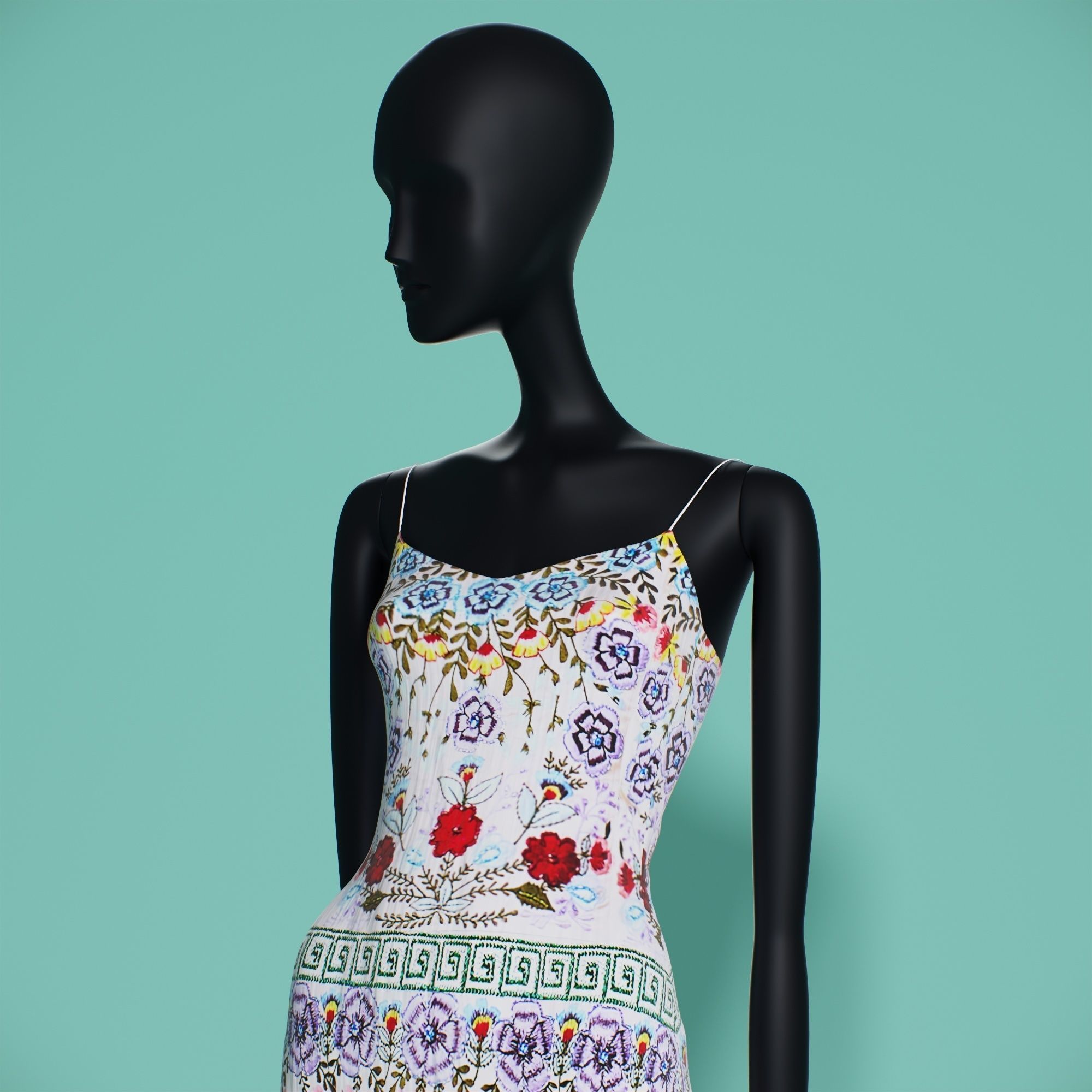 Alice plus Olivia look 21 long 3D model_13