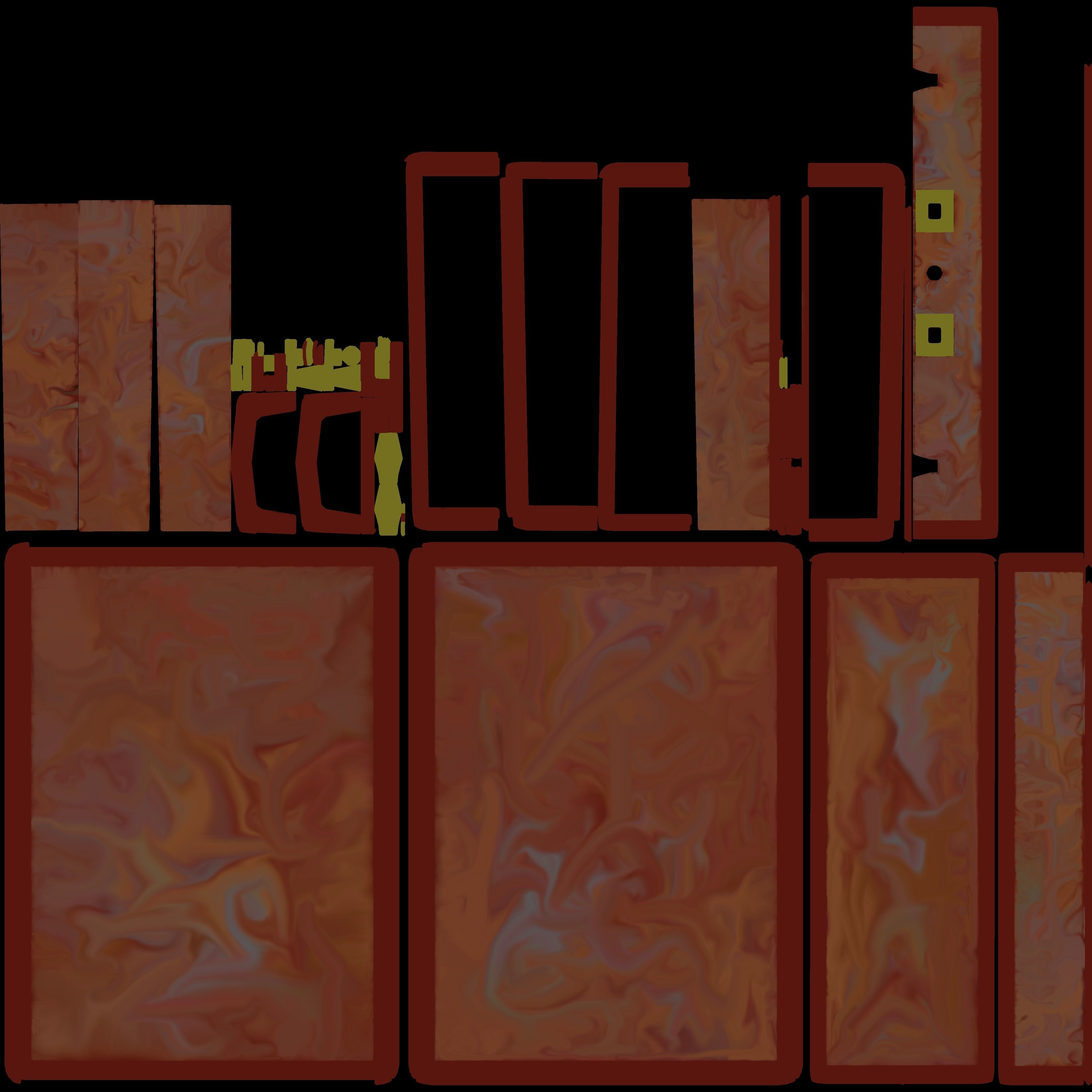 Suitcase - Vintage Stylized PBR Low-poly 3D model_22