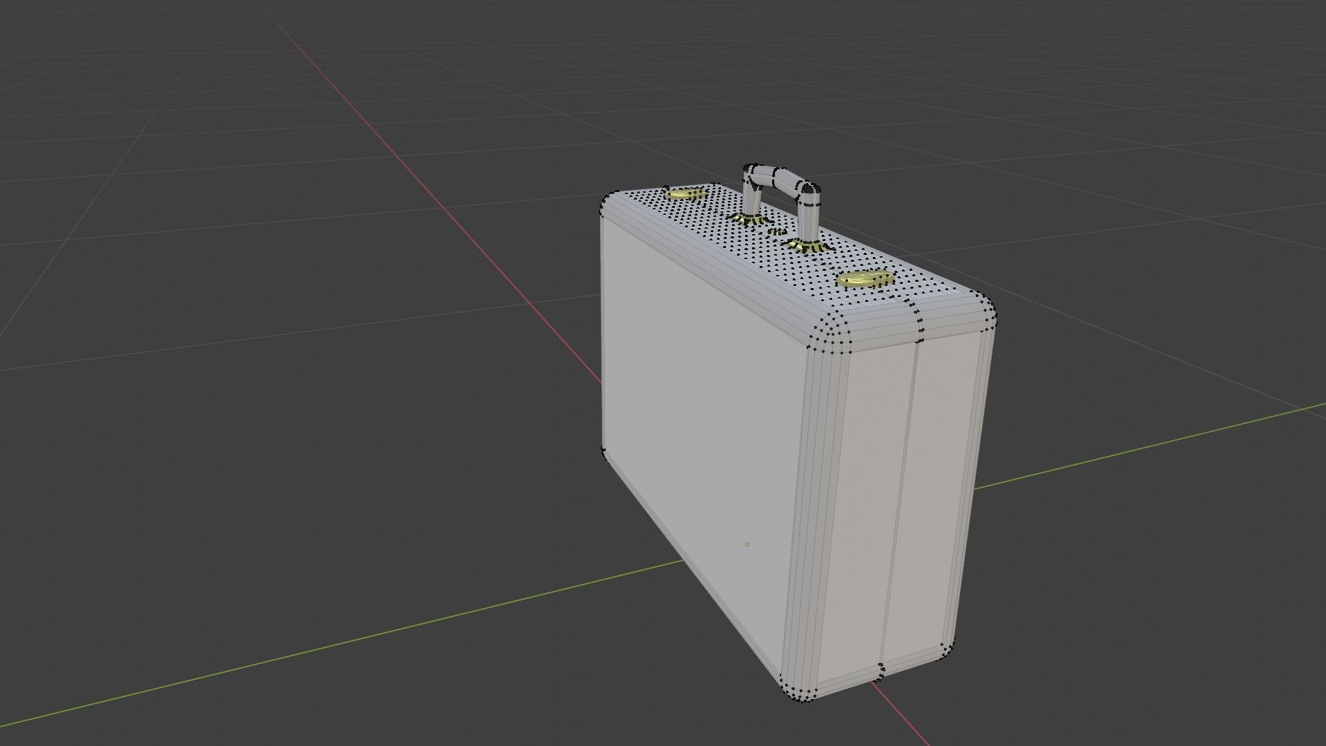 Suitcase - Vintage Stylized PBR Low-poly 3D model_19