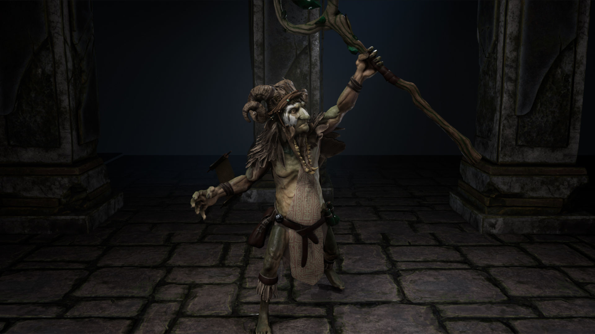 Goblin Mag low poly model Low-poly 3D model_9