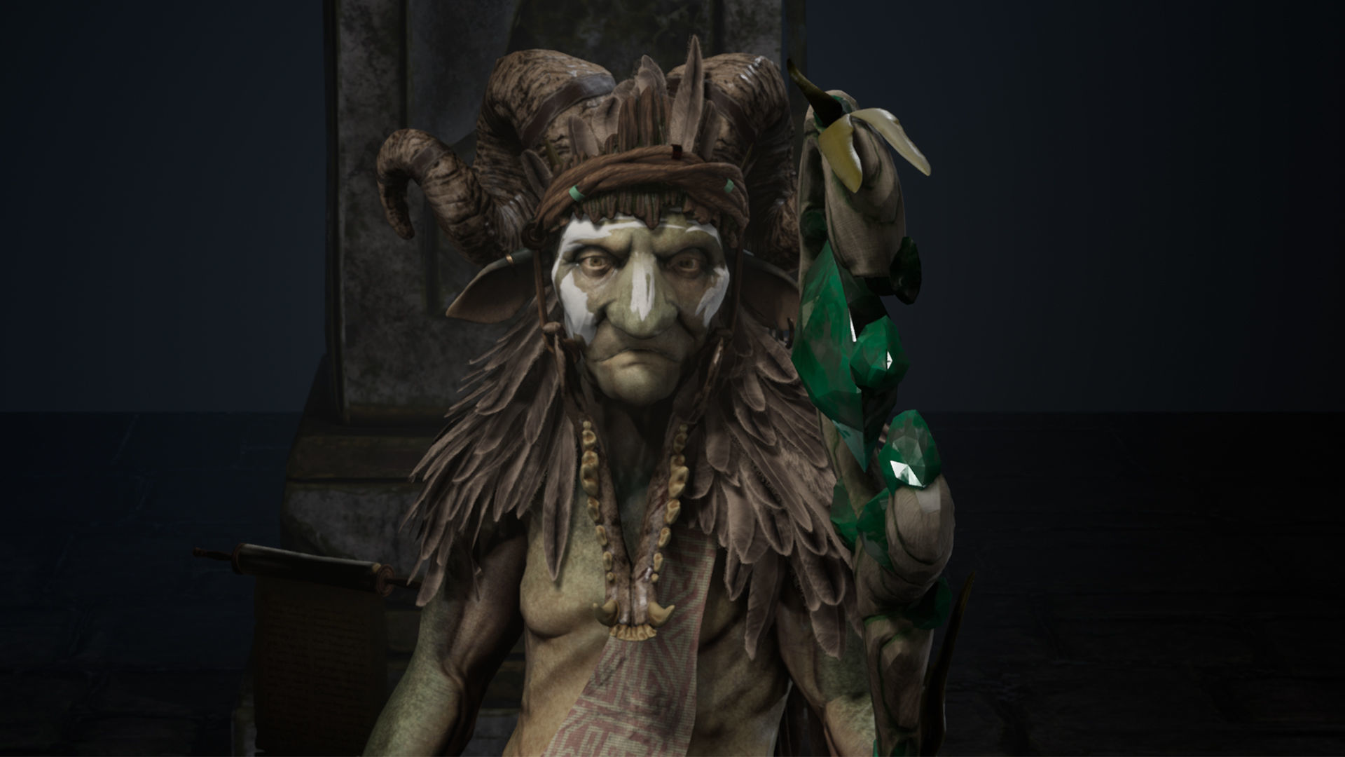 Goblin Mag low poly model Low-poly 3D model_2