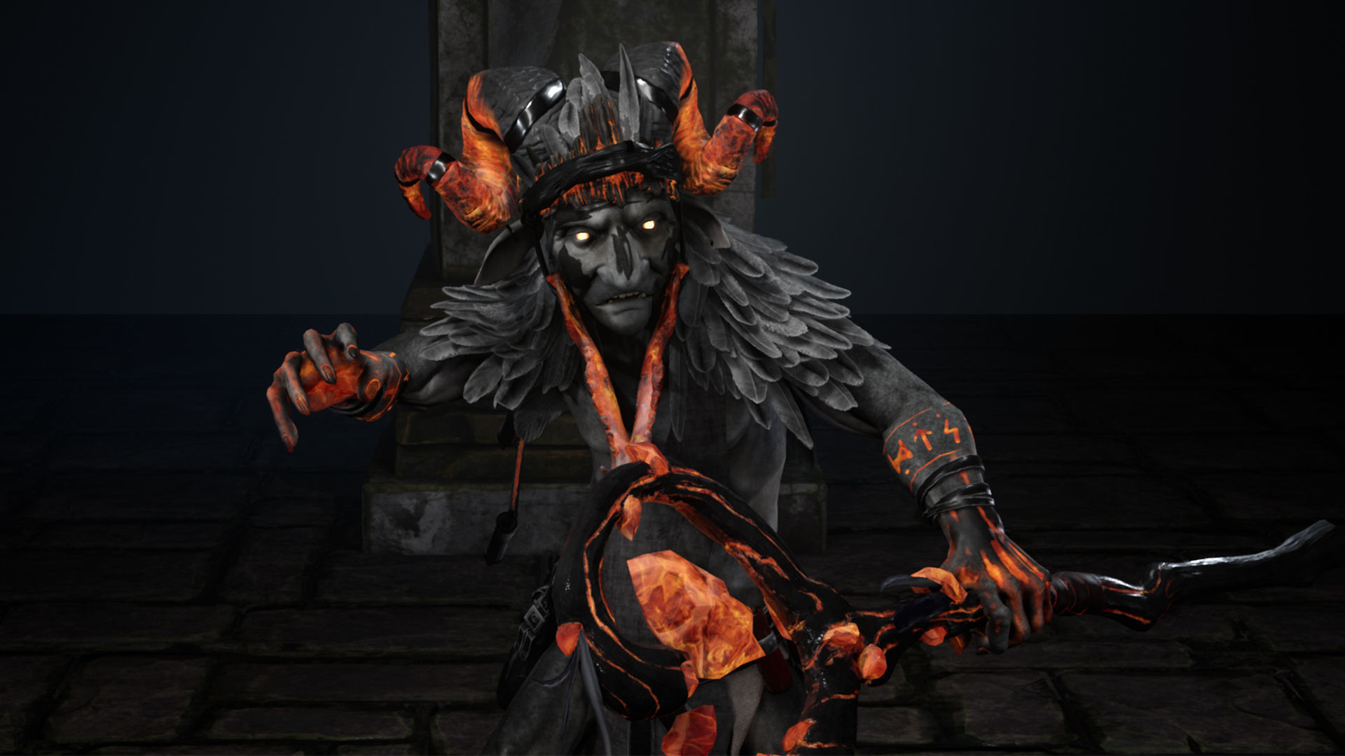 Goblin Mag low poly model Low-poly 3D model_13