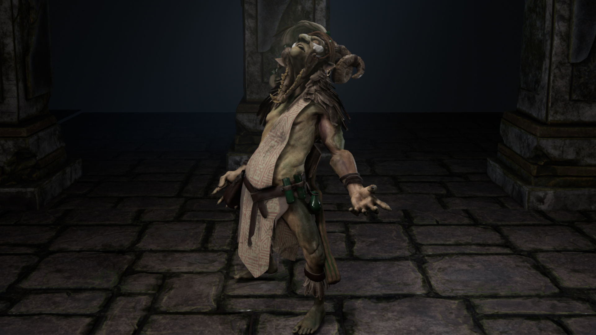 Goblin Mag low poly model Low-poly 3D model_7