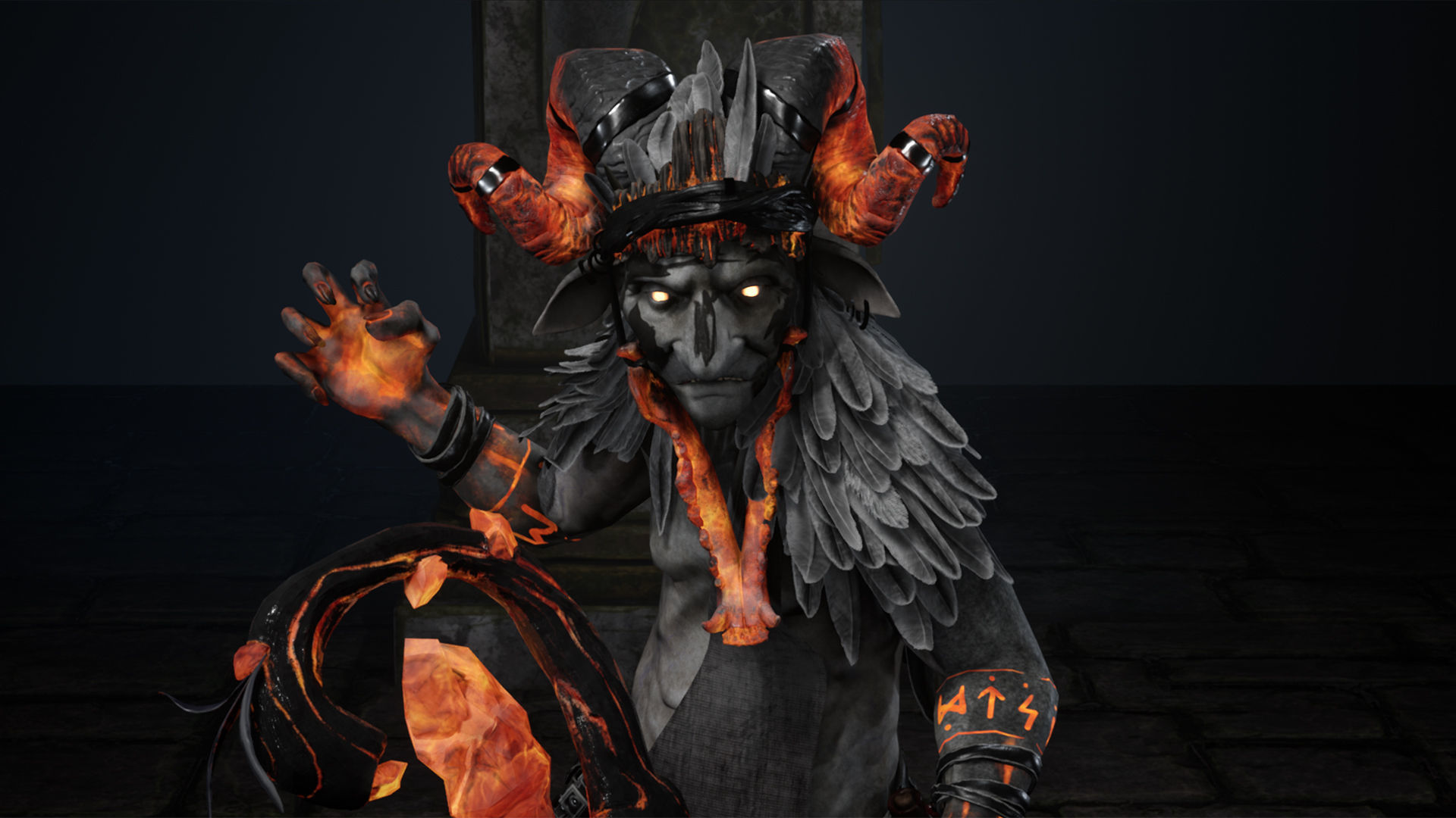 Goblin Mag low poly model Low-poly 3D model_15