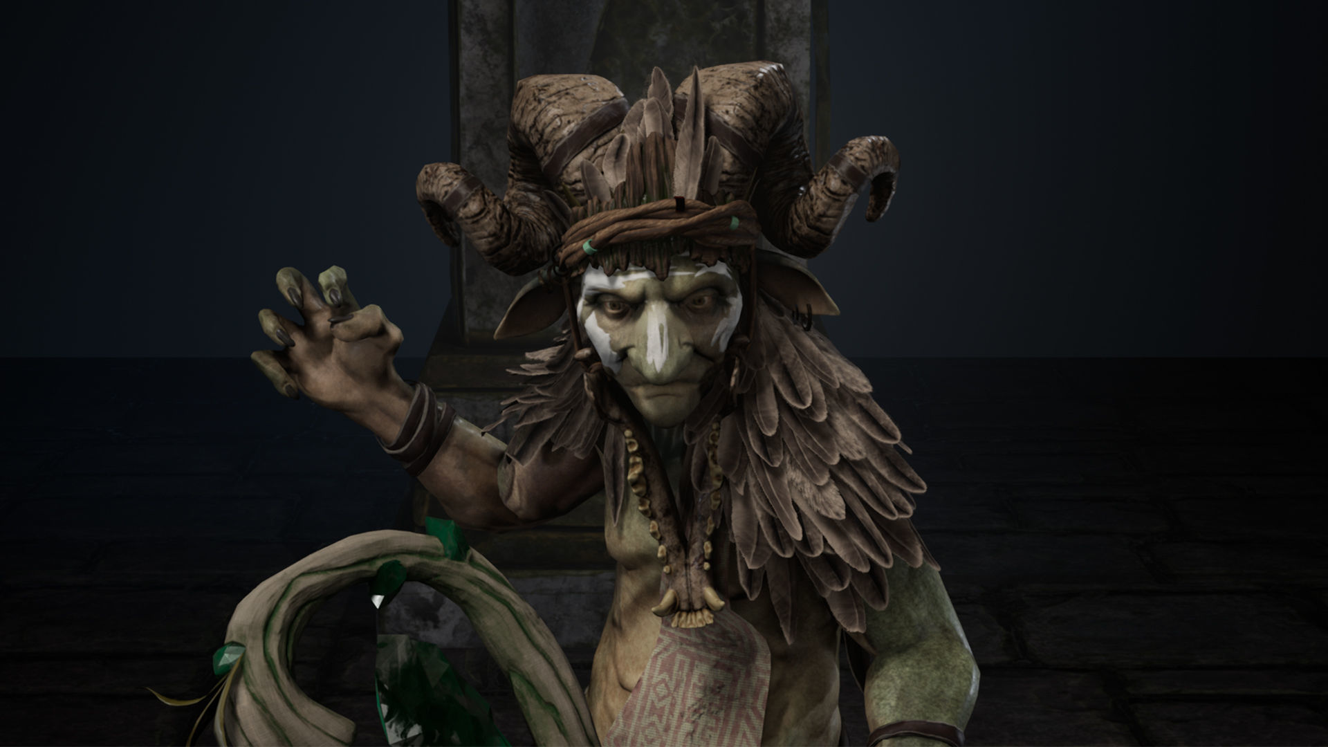 Goblin Mag low poly model Low-poly 3D model_5