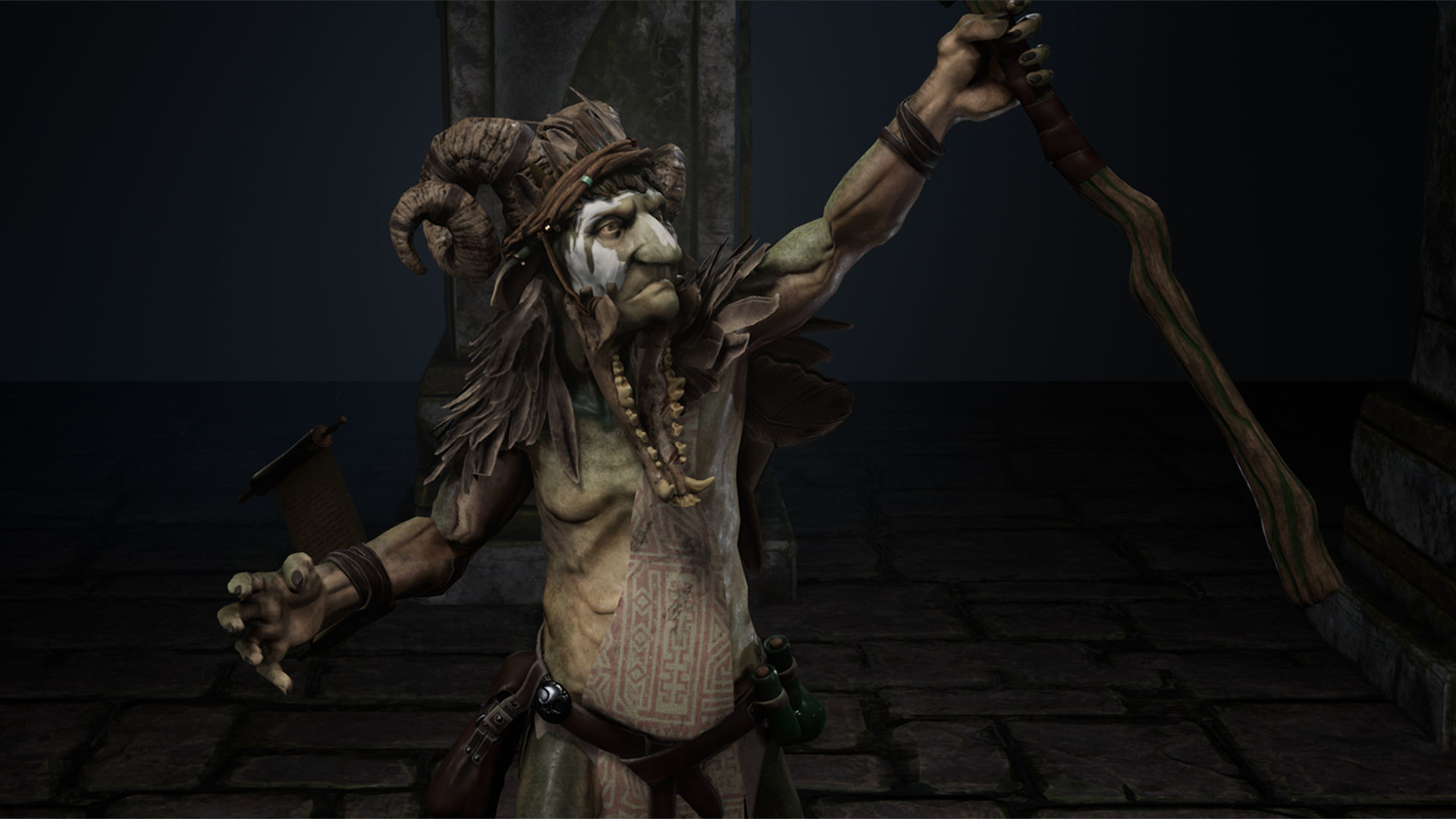 Goblin Mag low poly model Low-poly 3D model_4