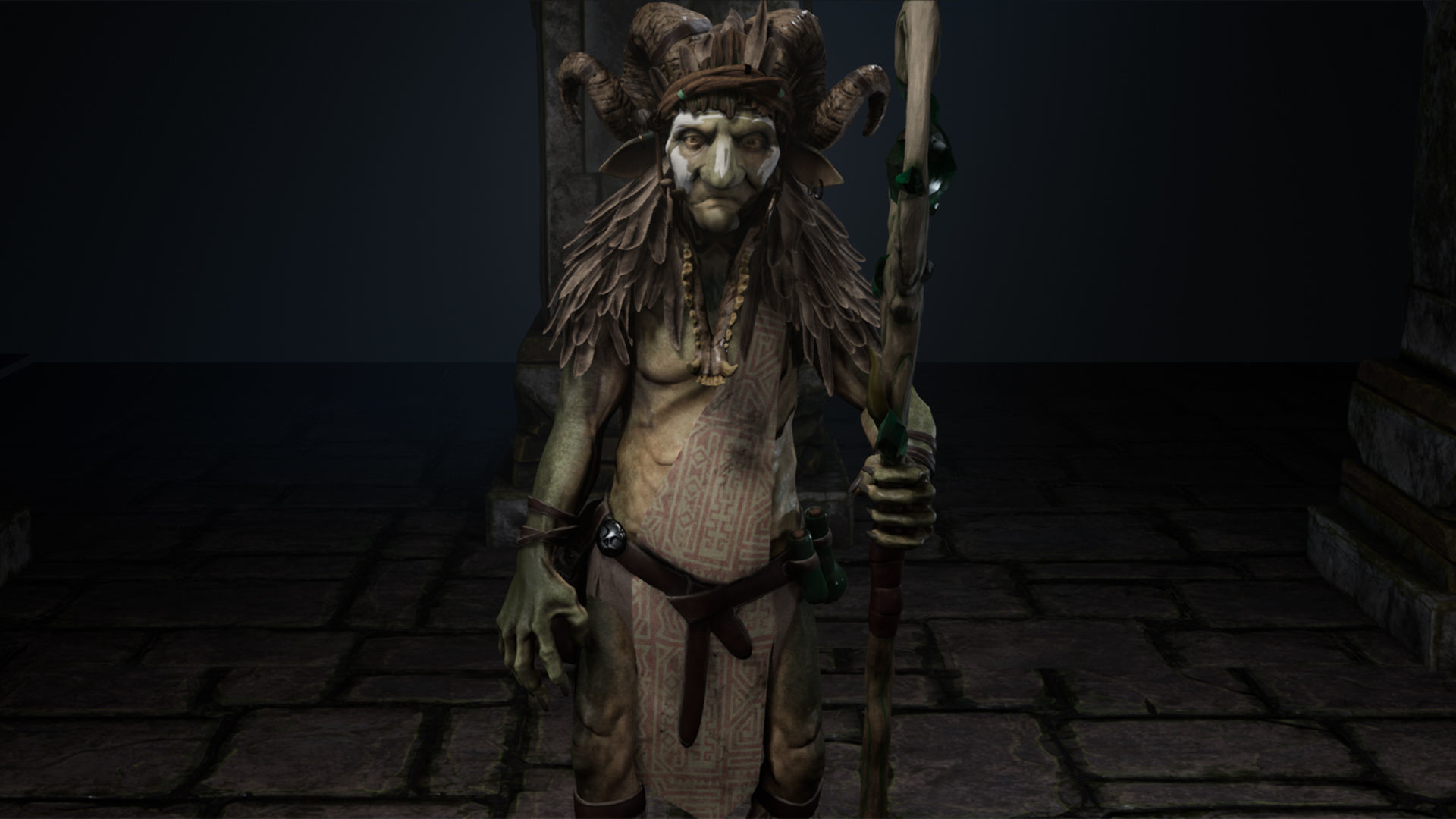 Goblin Mag low poly model Low-poly 3D model_8