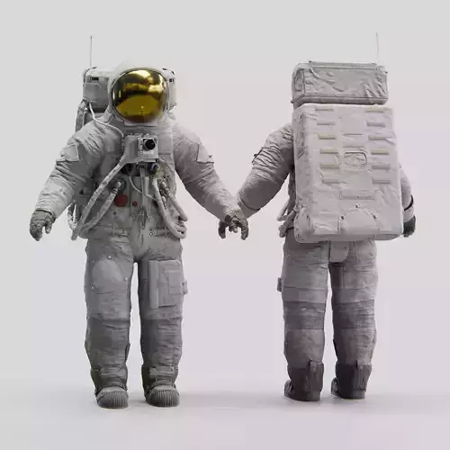 Apollo 11 A7L Spacesuit 3D model