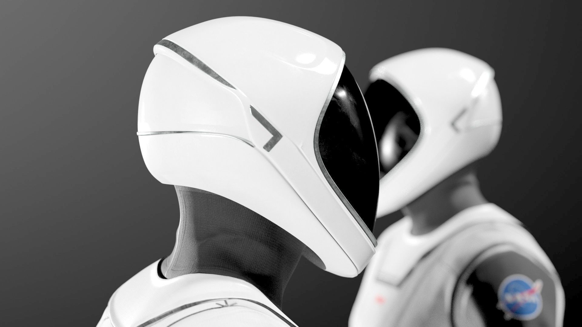 SpaceX Dragon Starman Spacesuit 3D model_6