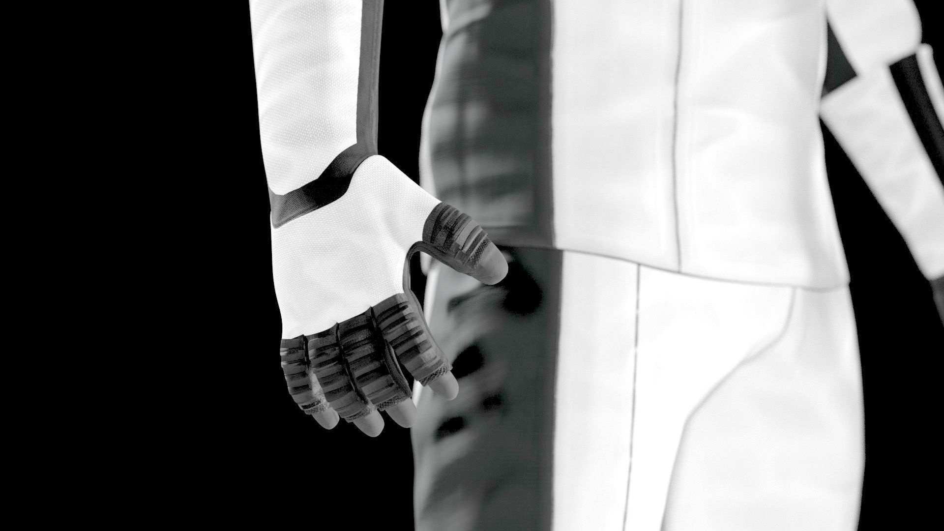 SpaceX Dragon Starman Spacesuit 3D model_9