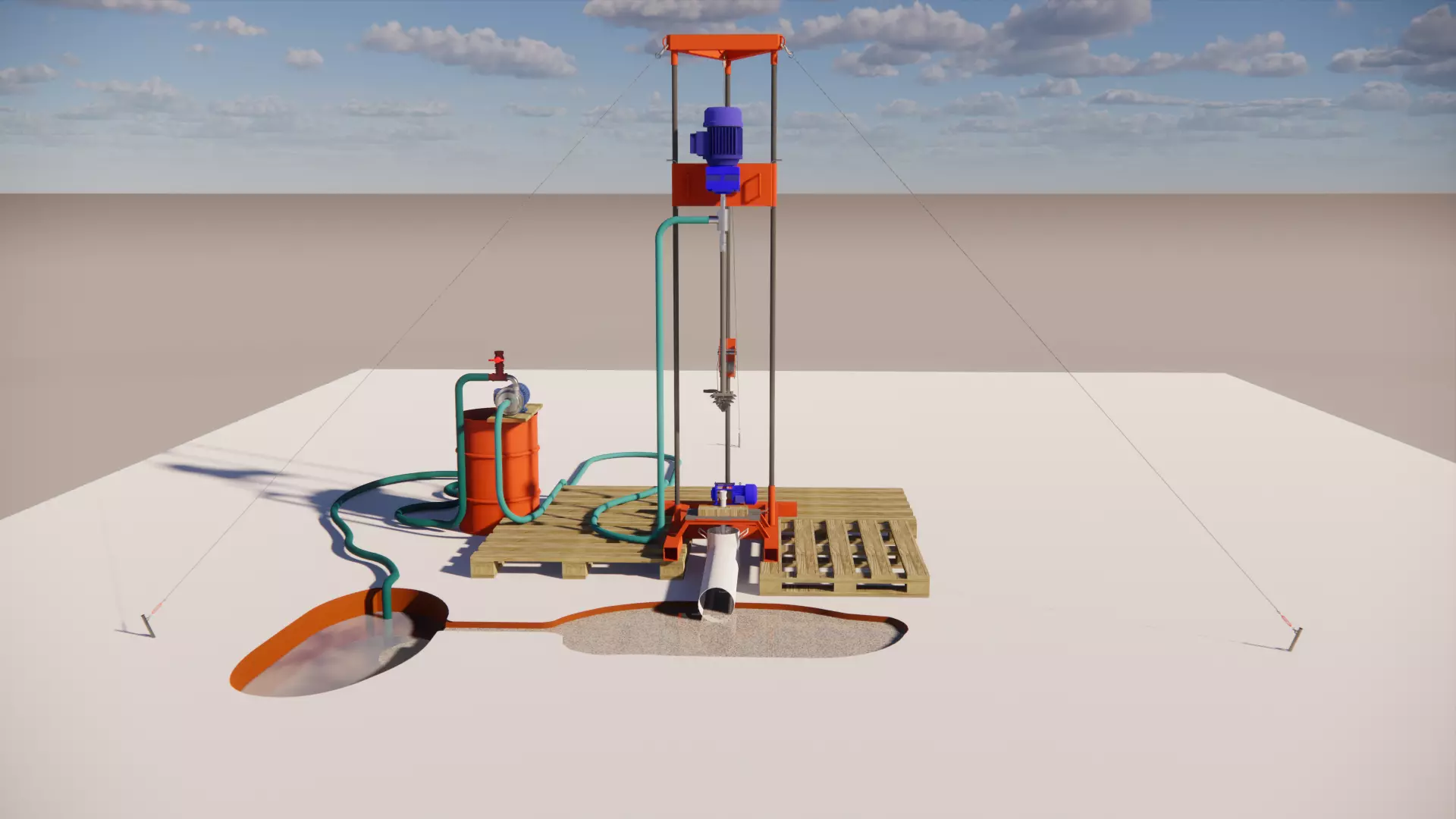 water pumps  3D print model_0