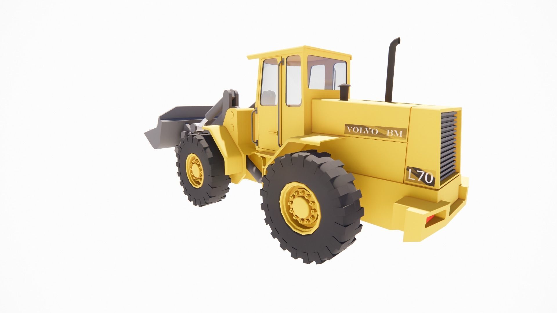 excavator bulldozer 3D print model_5
