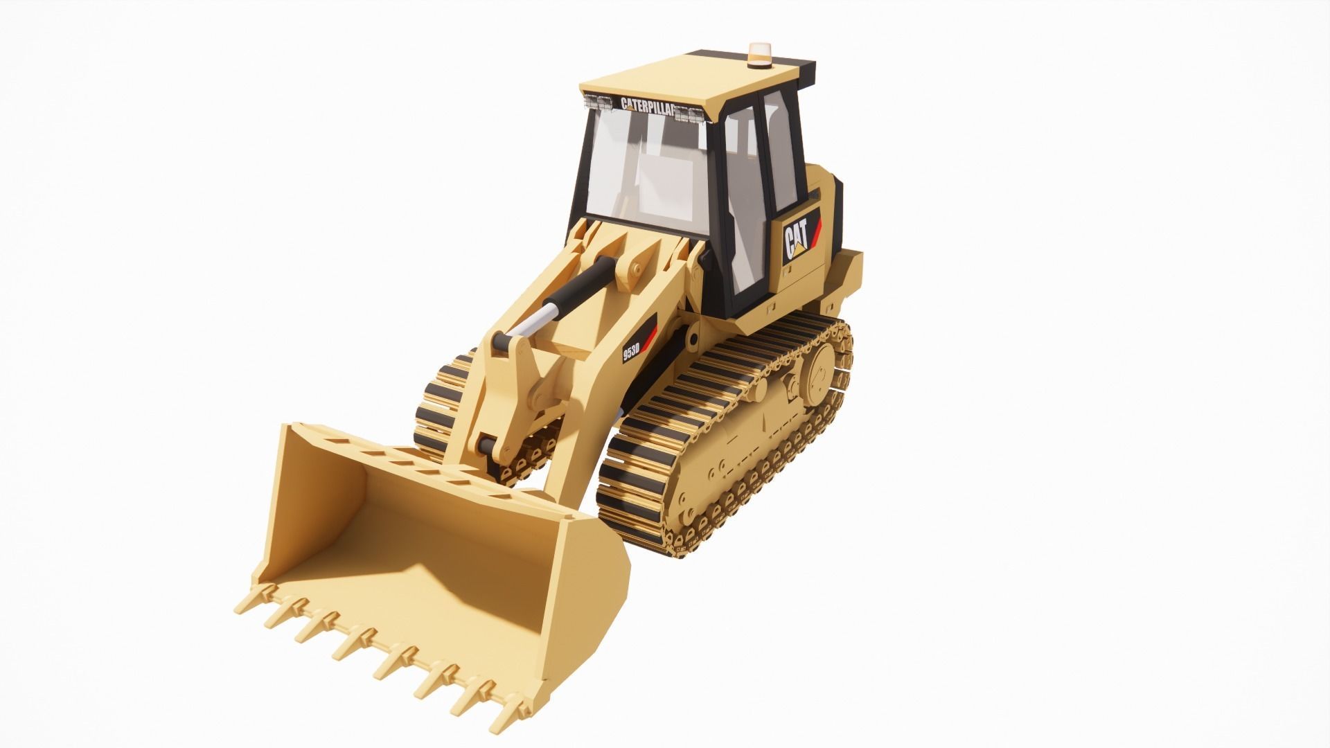 excavator bulldozer 3D print model_4