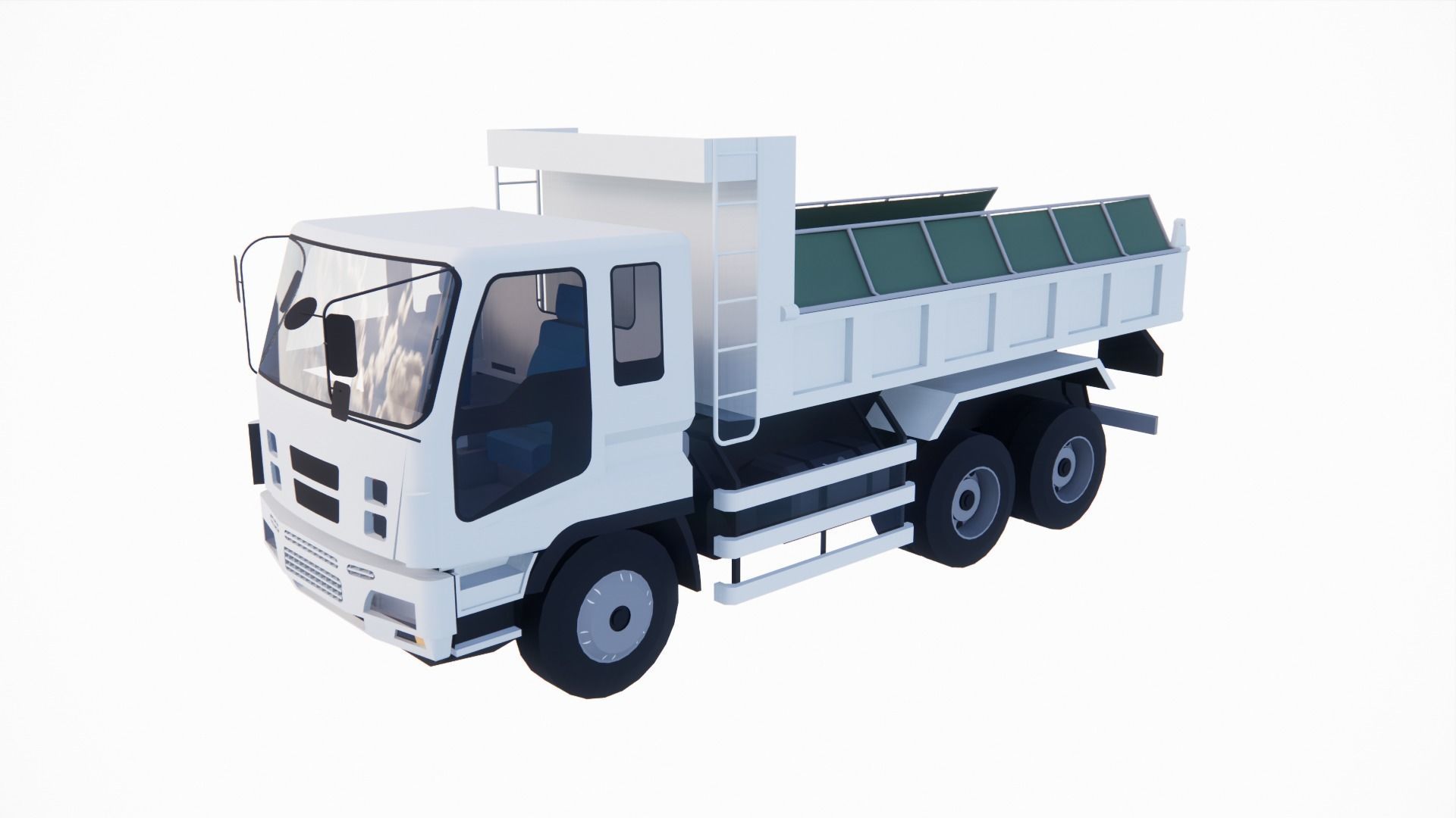 Heavy trucks  3D print model_1