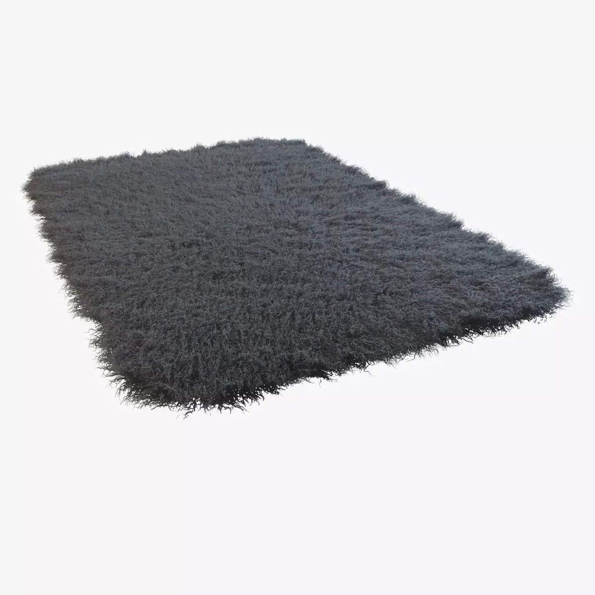 Tibetan sheepskin Dior gray 3D model_0