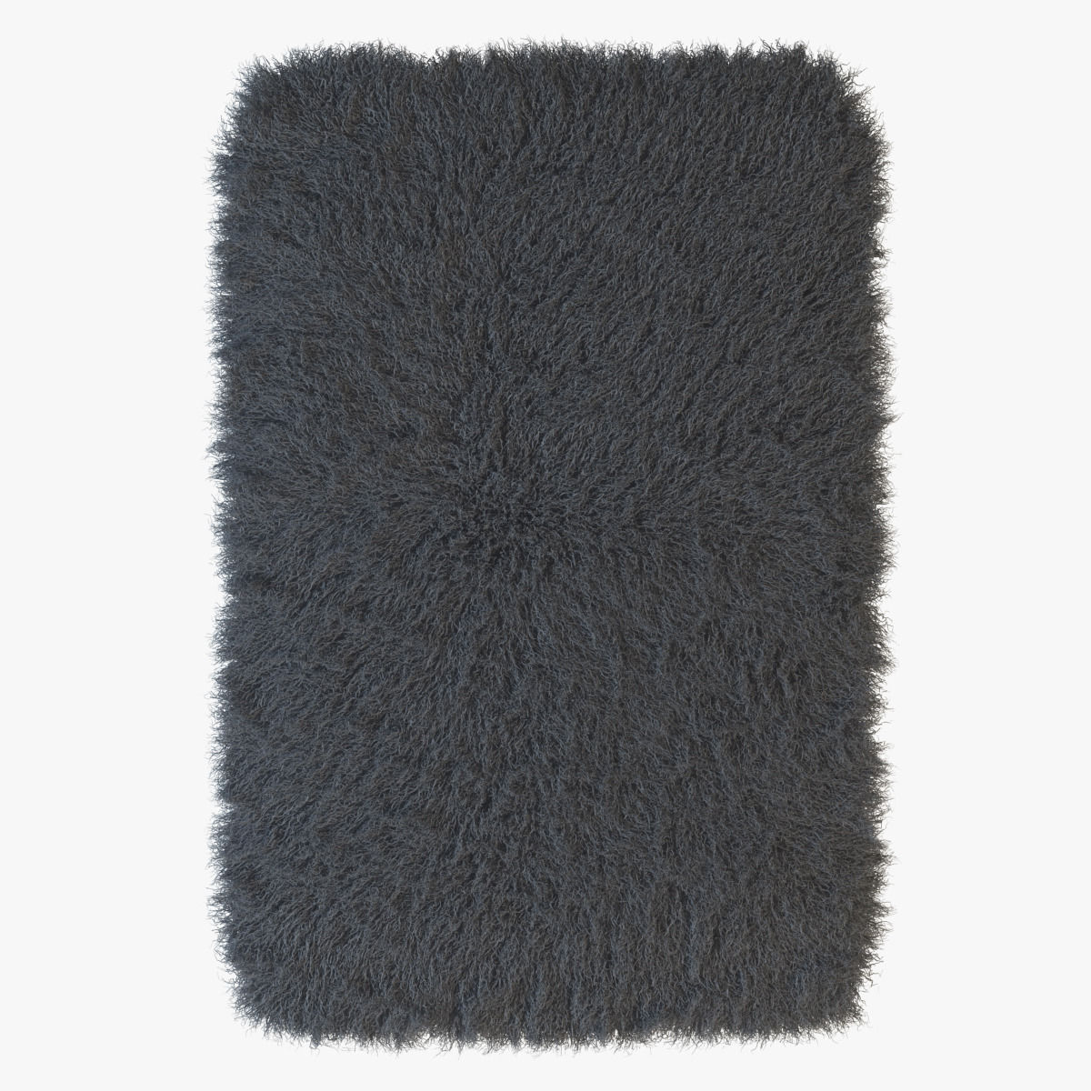 Tibetan sheepskin Dior gray 3D model_2