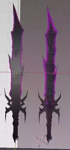 dark cosmic sword