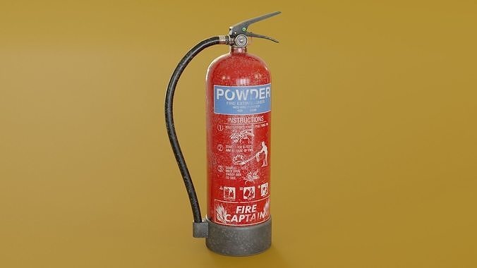 Fire Extinguisher Low-poly 3D model