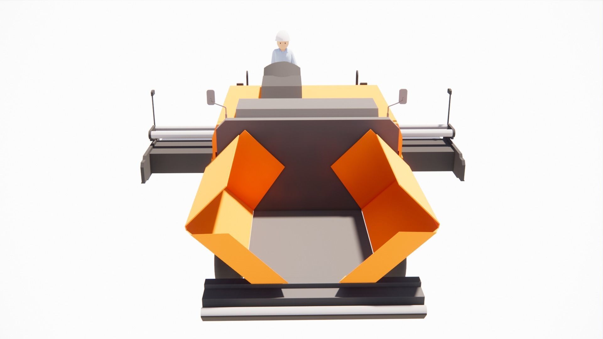 asphalt wiper truck  3D print model_2