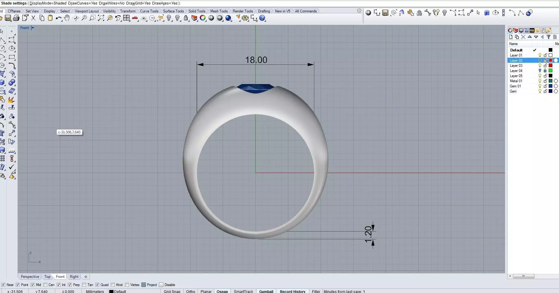 Ring 3D print model 3D print model_0