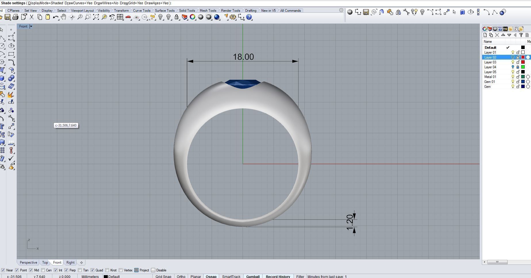 Ring 3D print model 3D print model_21