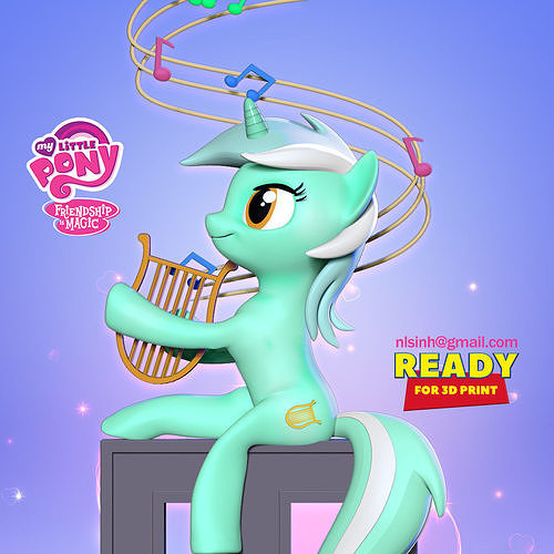 Lyra Heartstrings - My Little Pony 3D print model