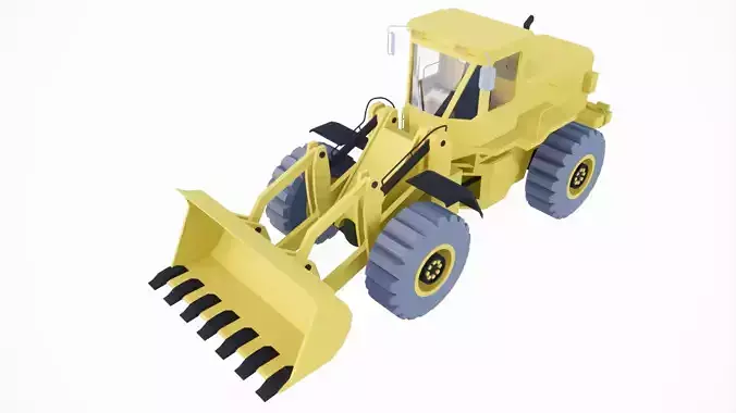 bulldozer 3D print model