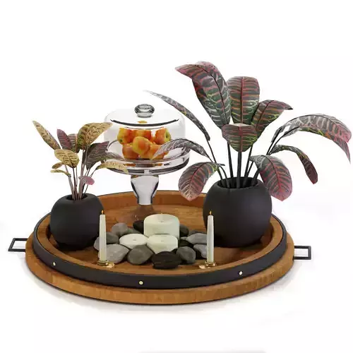 Decorative Set 01 Free 3D model