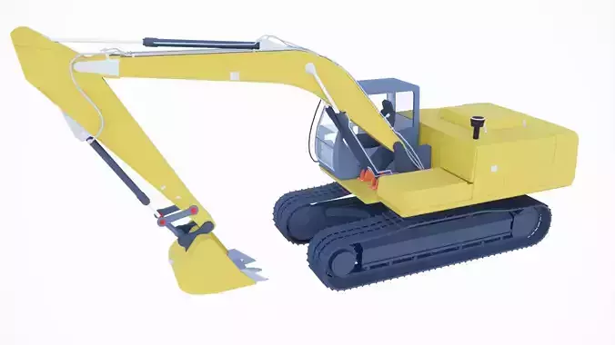large excavator  3D print model