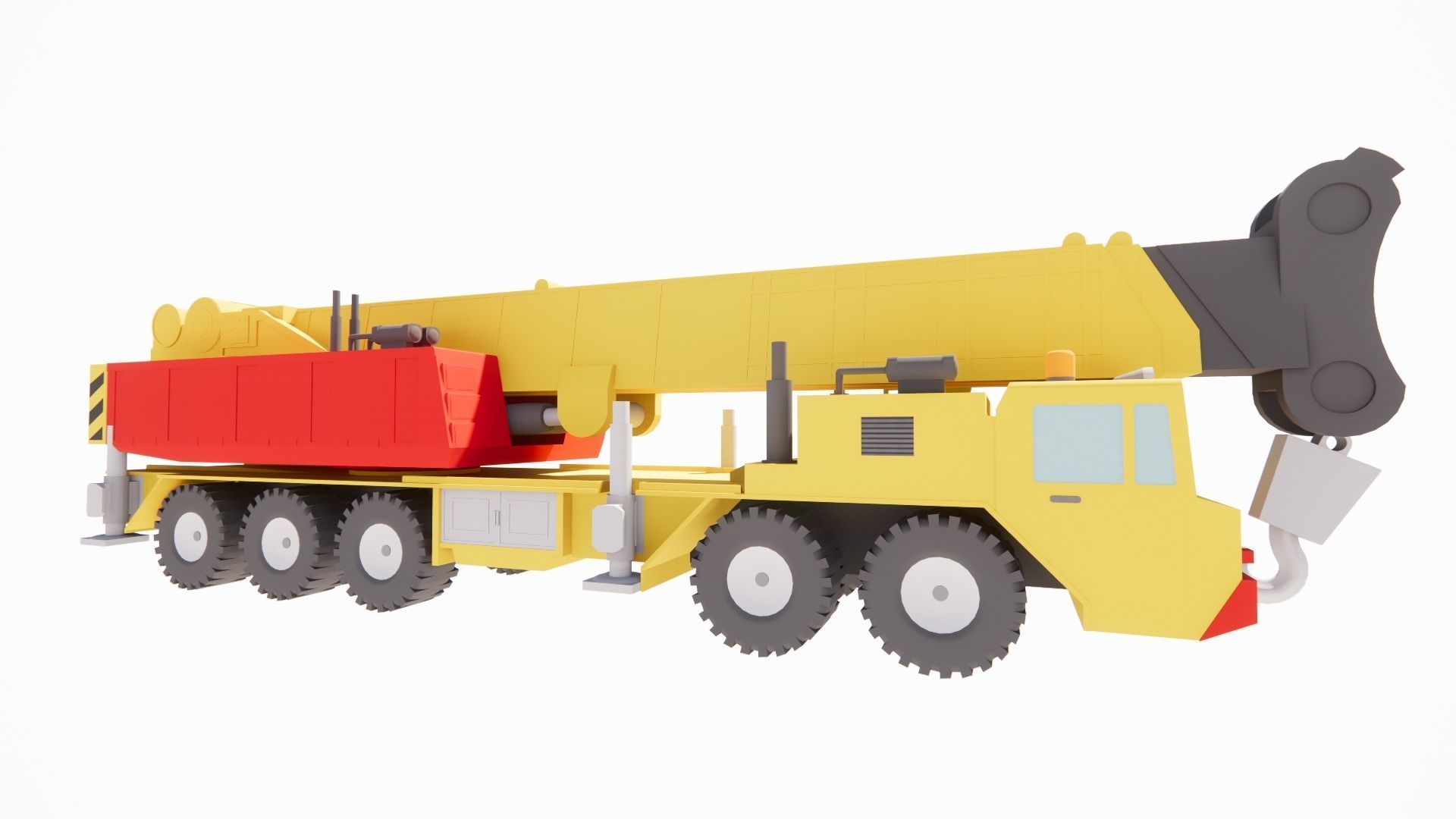 hoisting machine  3D print model_9