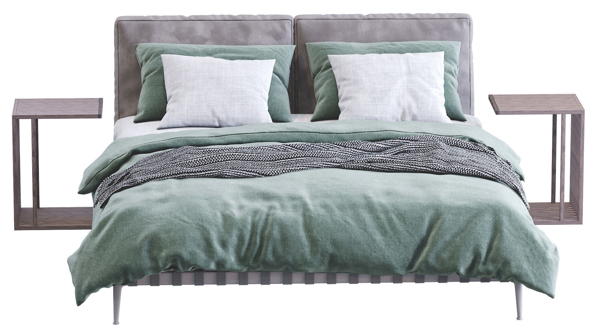 Bed Gregory By Flexform 3D model_12