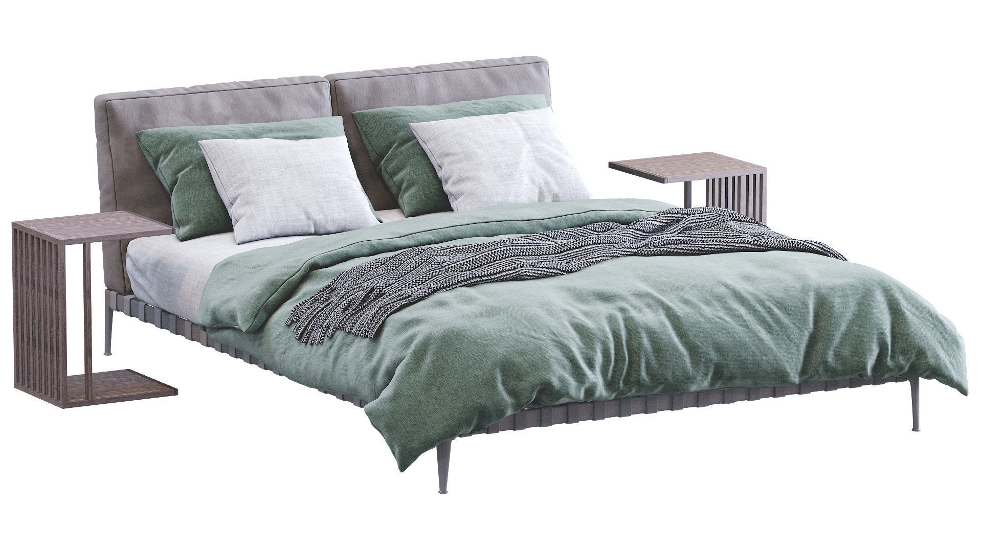 Bed Gregory By Flexform 3D model_10