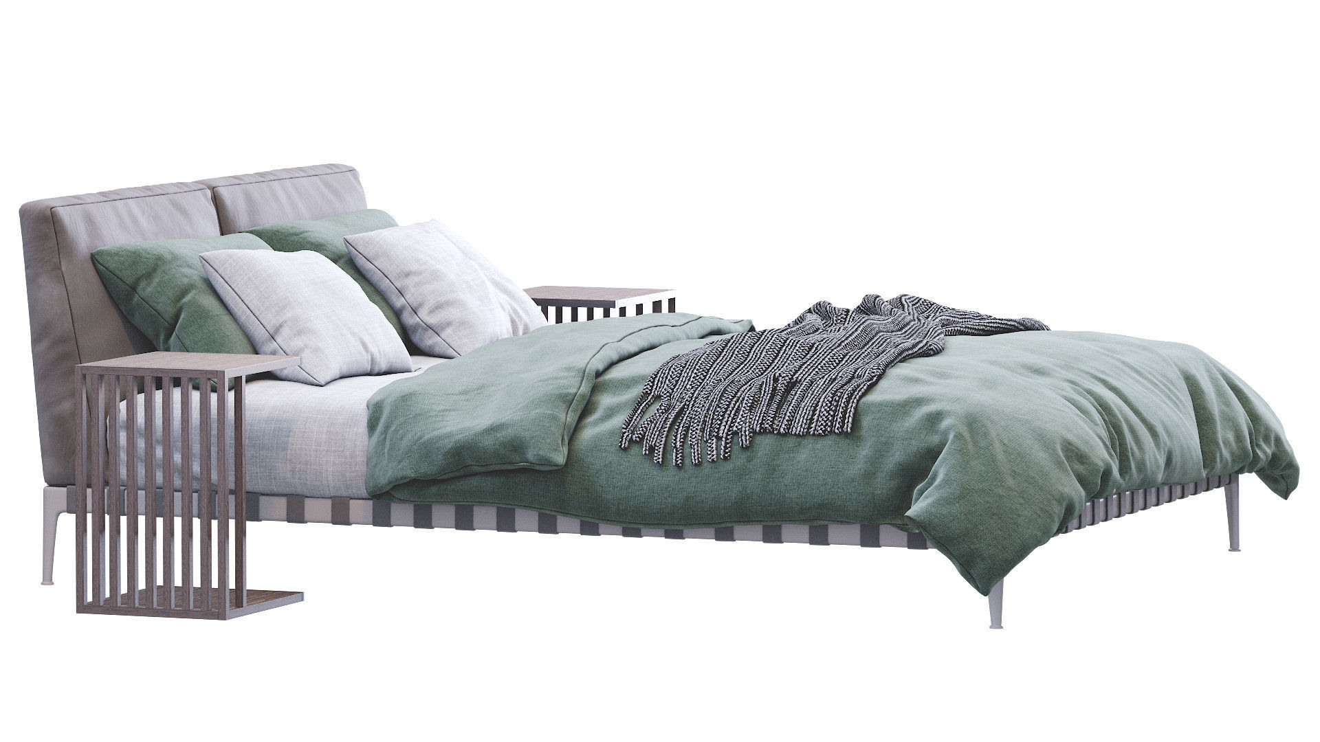 Bed Gregory By Flexform 3D model_13