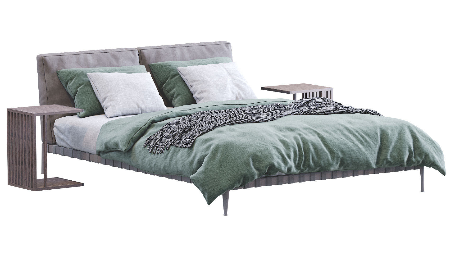 Bed Gregory By Flexform 3D model_11