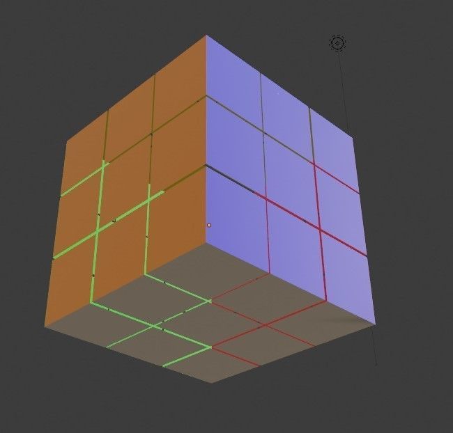 Rubik cube Free 3D model_3