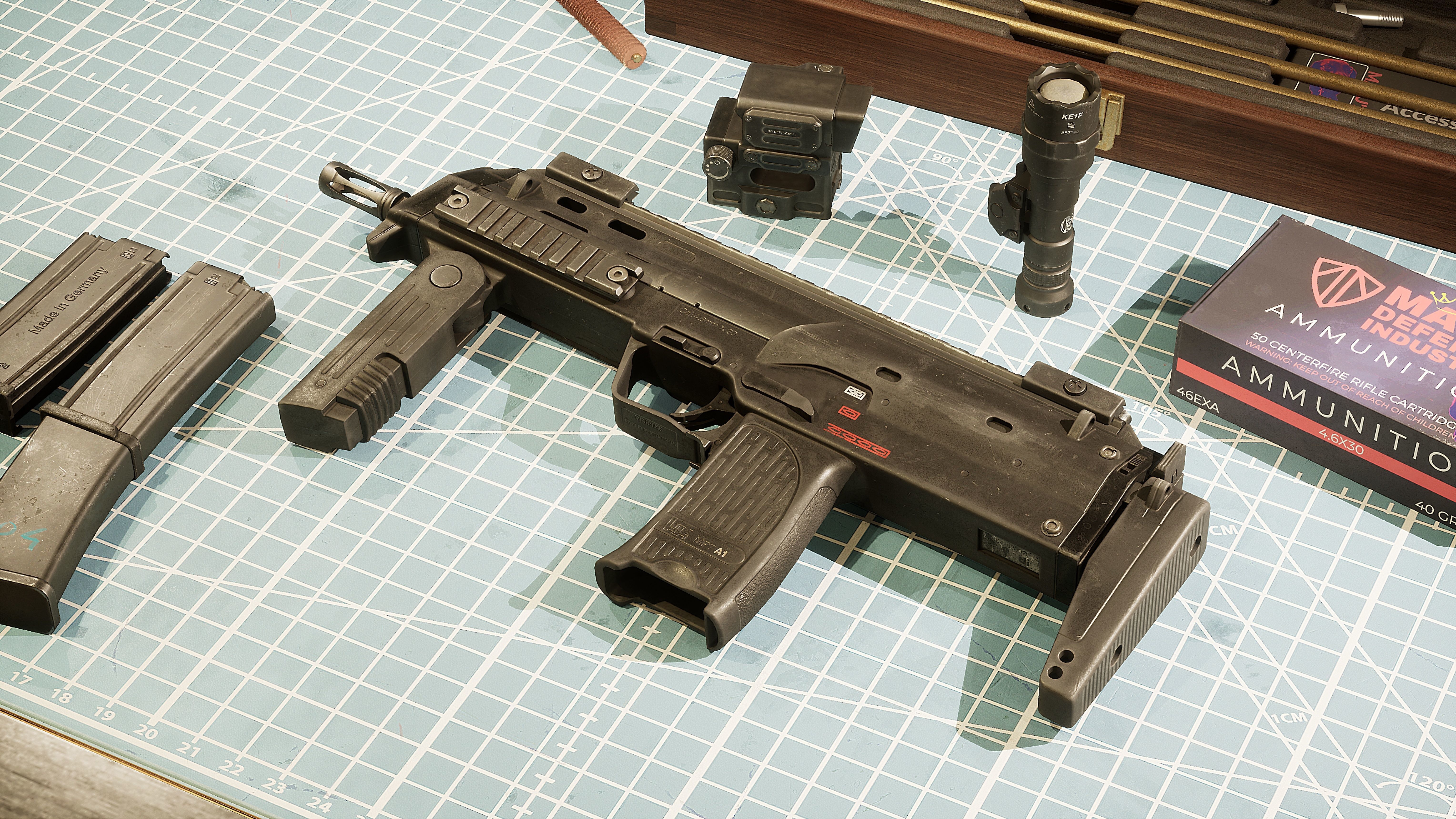 HK MP7A1 Low-poly 3D model_4